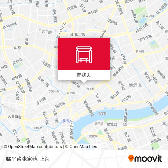 临平路张家巷地图