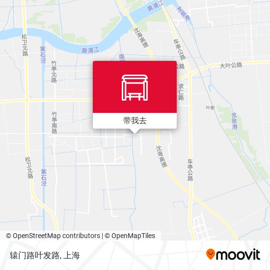 辕门路叶发路地图