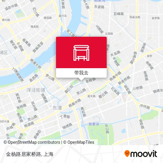 金杨路居家桥路地图