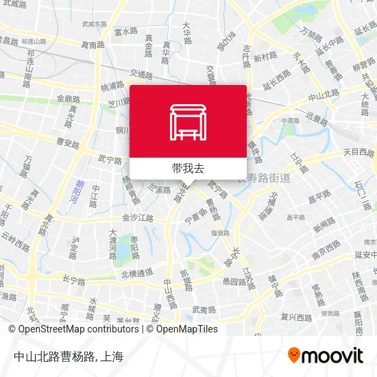 中山北路曹杨路地图