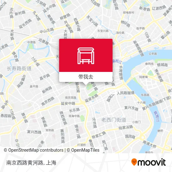 南京西路黄河路地图