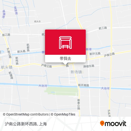 沪南公路新环西路地图