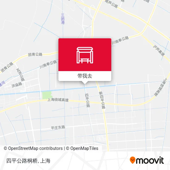 四平公路桐桥地图