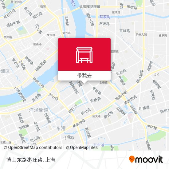 博山东路枣庄路地图