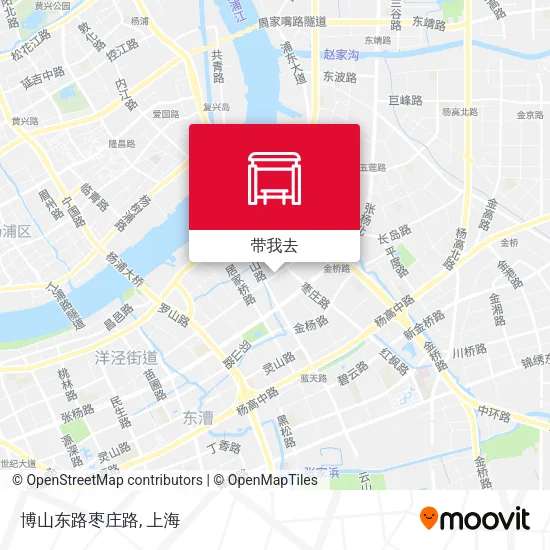 博山东路枣庄路地图