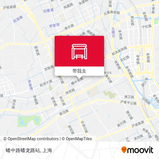 蟠中路蟠龙路站地图