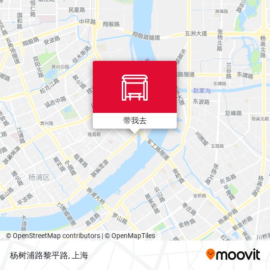 杨树浦路黎平路地图