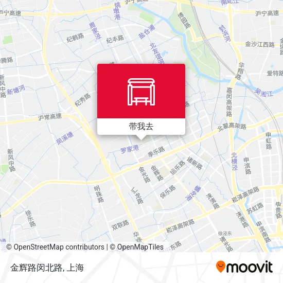金辉路闵北路地图