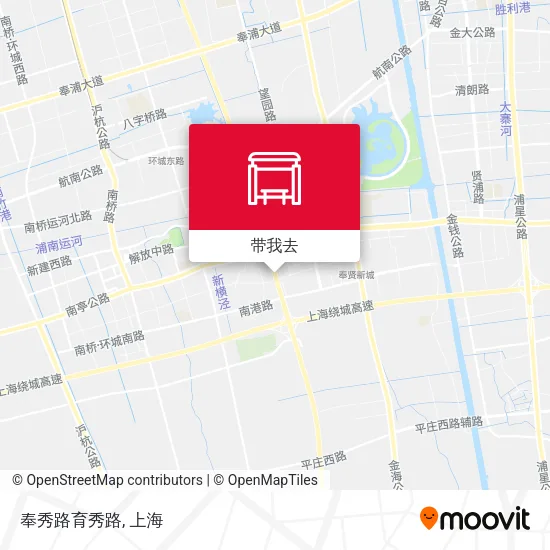 奉秀路育秀路地图