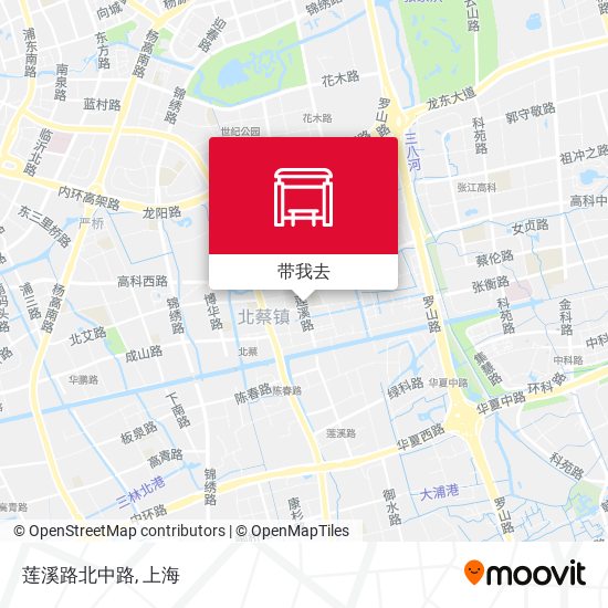 莲溪路北中路地图