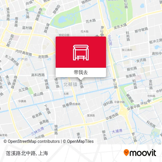 莲溪路北中路地图