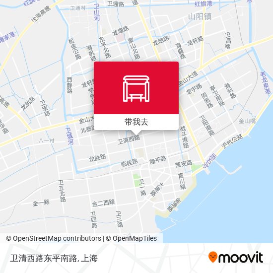 卫清西路东平南路地图