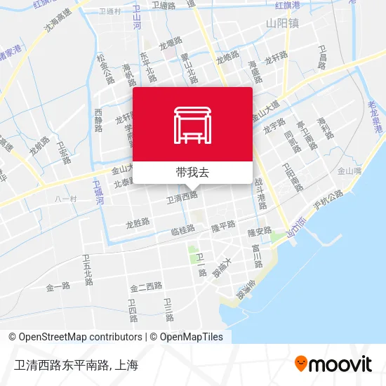卫清西路东平南路地图