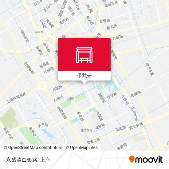永盛路白银路地图