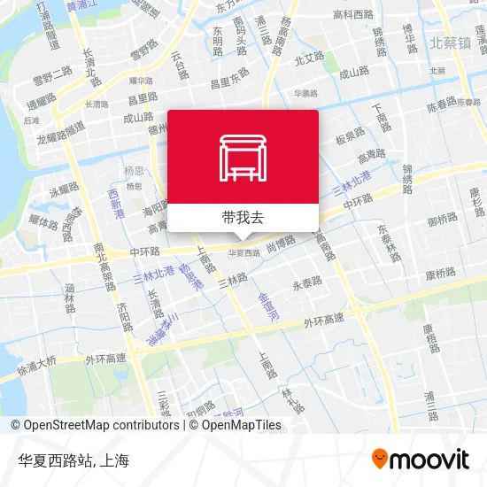 华夏西路站地图