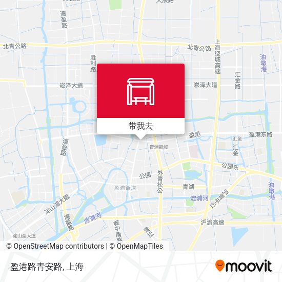 盈港路青安路地图