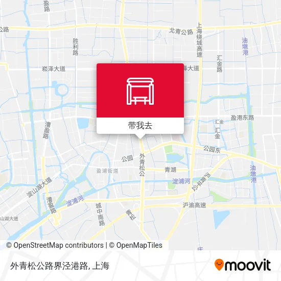 外青松公路界泾港路地图