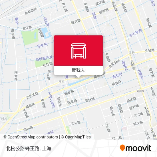 北松公路蜂王路地图