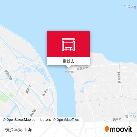 横沙码头地图