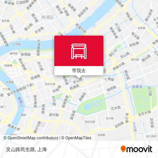灵山路民生路地图