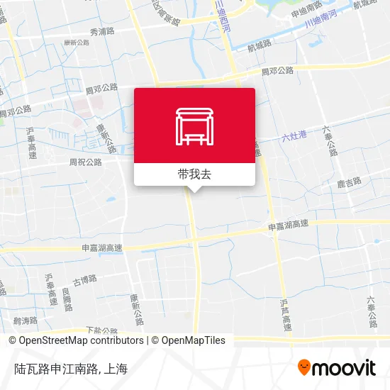 陆瓦路申江南路地图