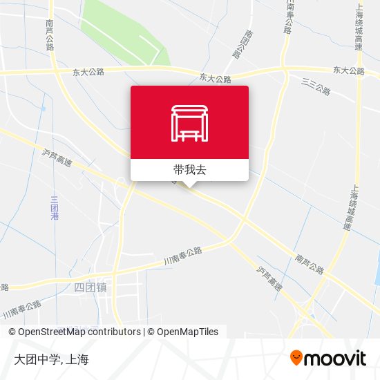大团中学地图