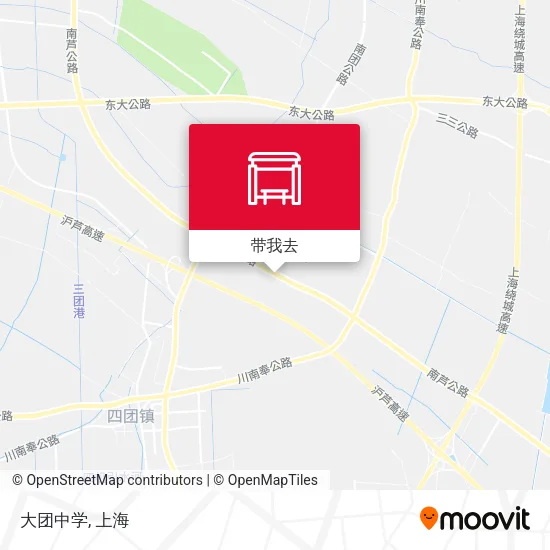 大团中学地图