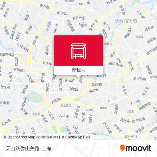 天山路娄山关路地图