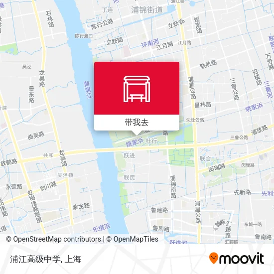 浦江高级中学地图
