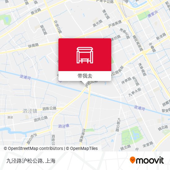 九泾路沪松公路地图