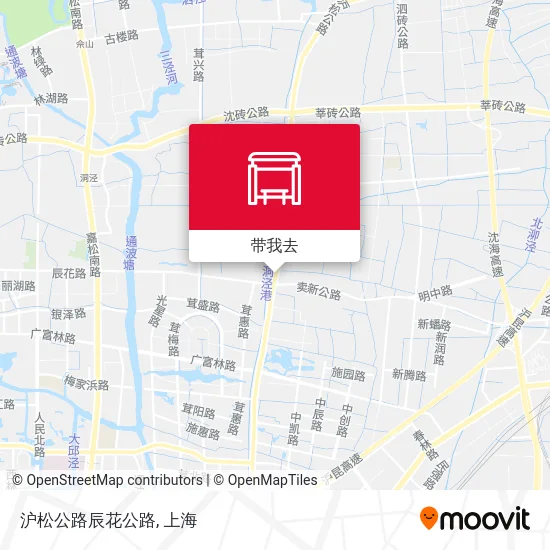 沪松公路辰花公路地图