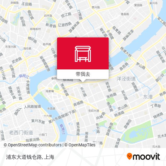 浦东大道钱仓路地图