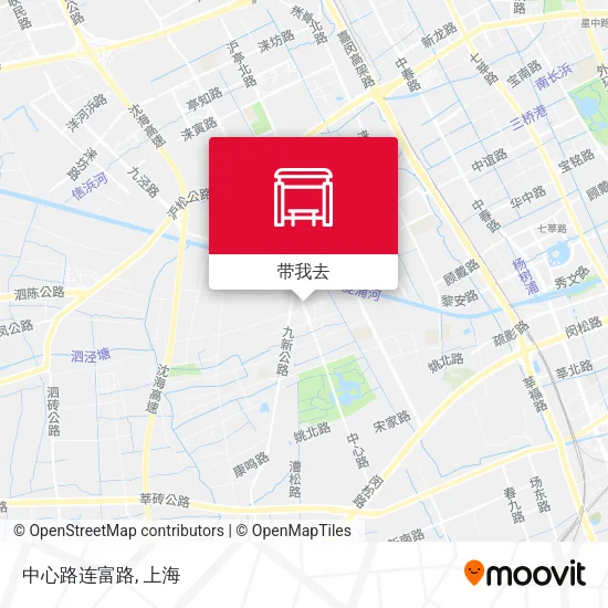 中心路连富路地图