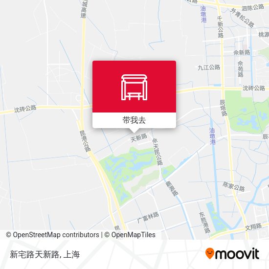 新宅路天新路地图