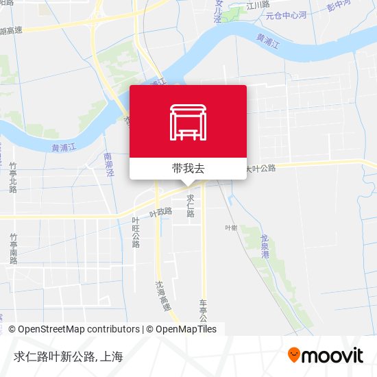 求仁路叶新公路地图