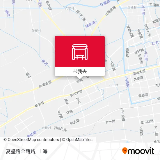 夏盛路金瓯路地图