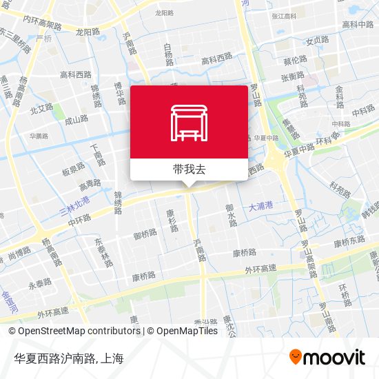 华夏西路沪南路地图