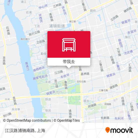 江汉路浦驰南路地图