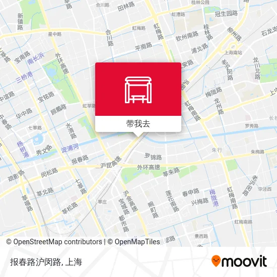 报春路沪闵路地图