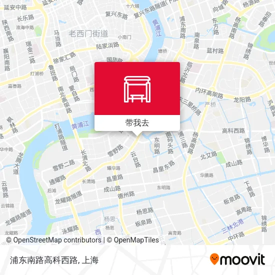 浦东南路高科西路地图
