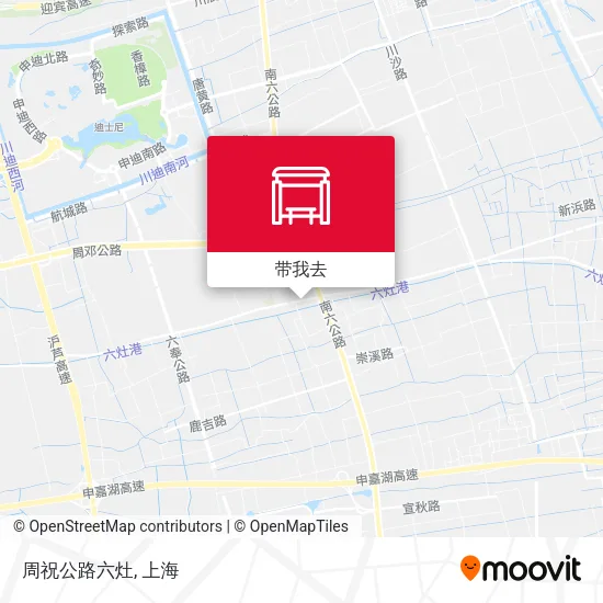 周祝公路六灶地图