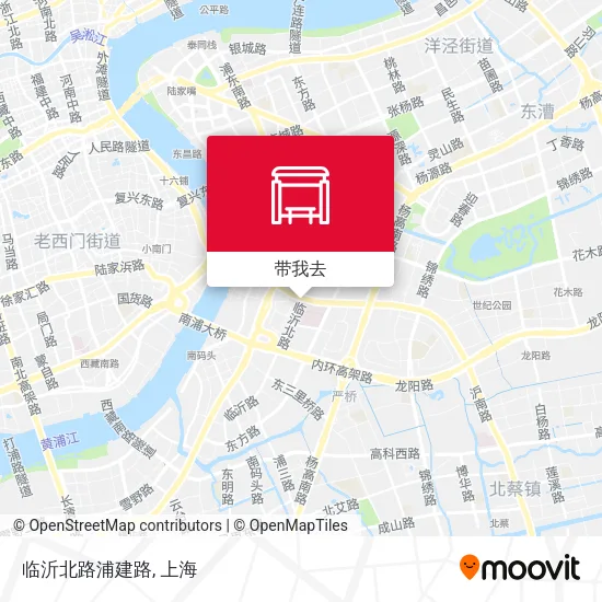 临沂北路浦建路地图