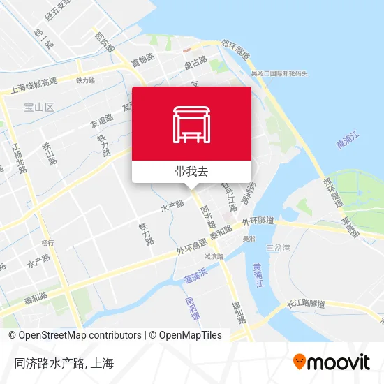 同济路水产路地图