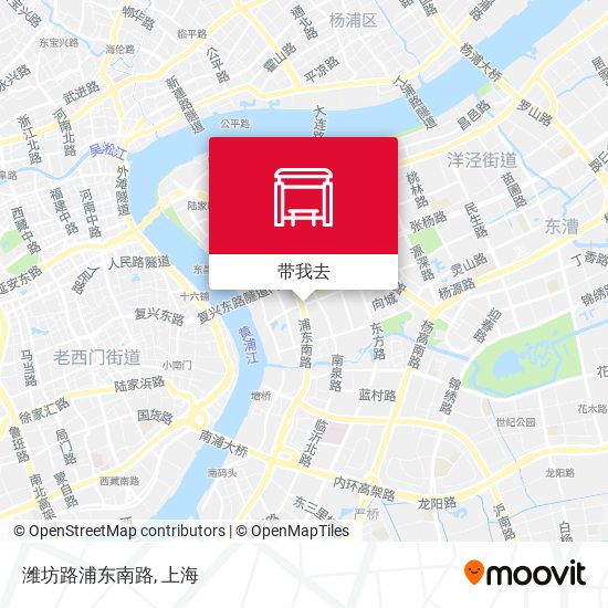 潍坊路浦东南路地图
