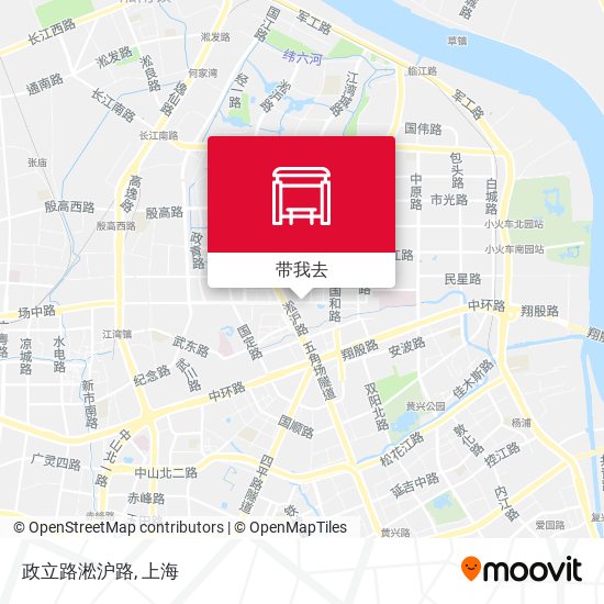 政立路淞沪路地图