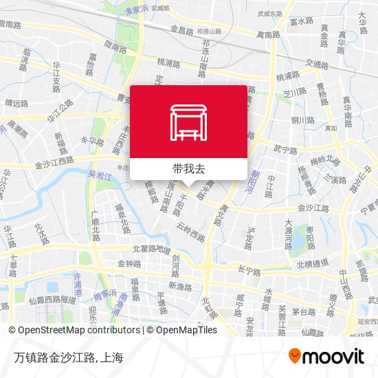 万镇路金沙江路地图