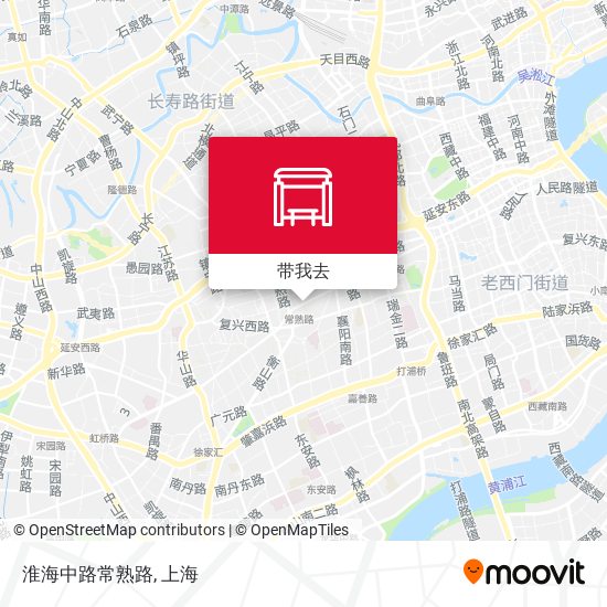 淮海中路常熟路地图