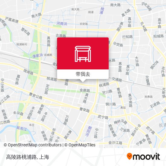 高陵路桃浦路地图