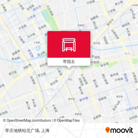 莘庄地铁站北广场地图
