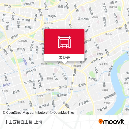 中山西路宜山路地图